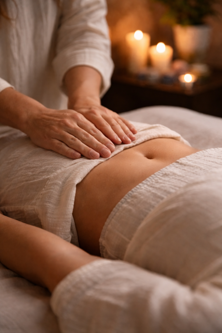 reiki tervendavad käed kõhul